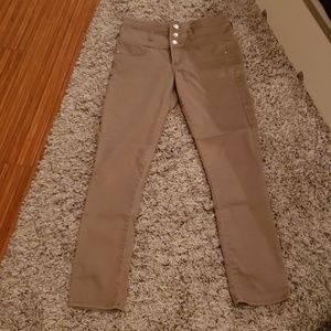 Refuge Grey-Brown Skinny Pants